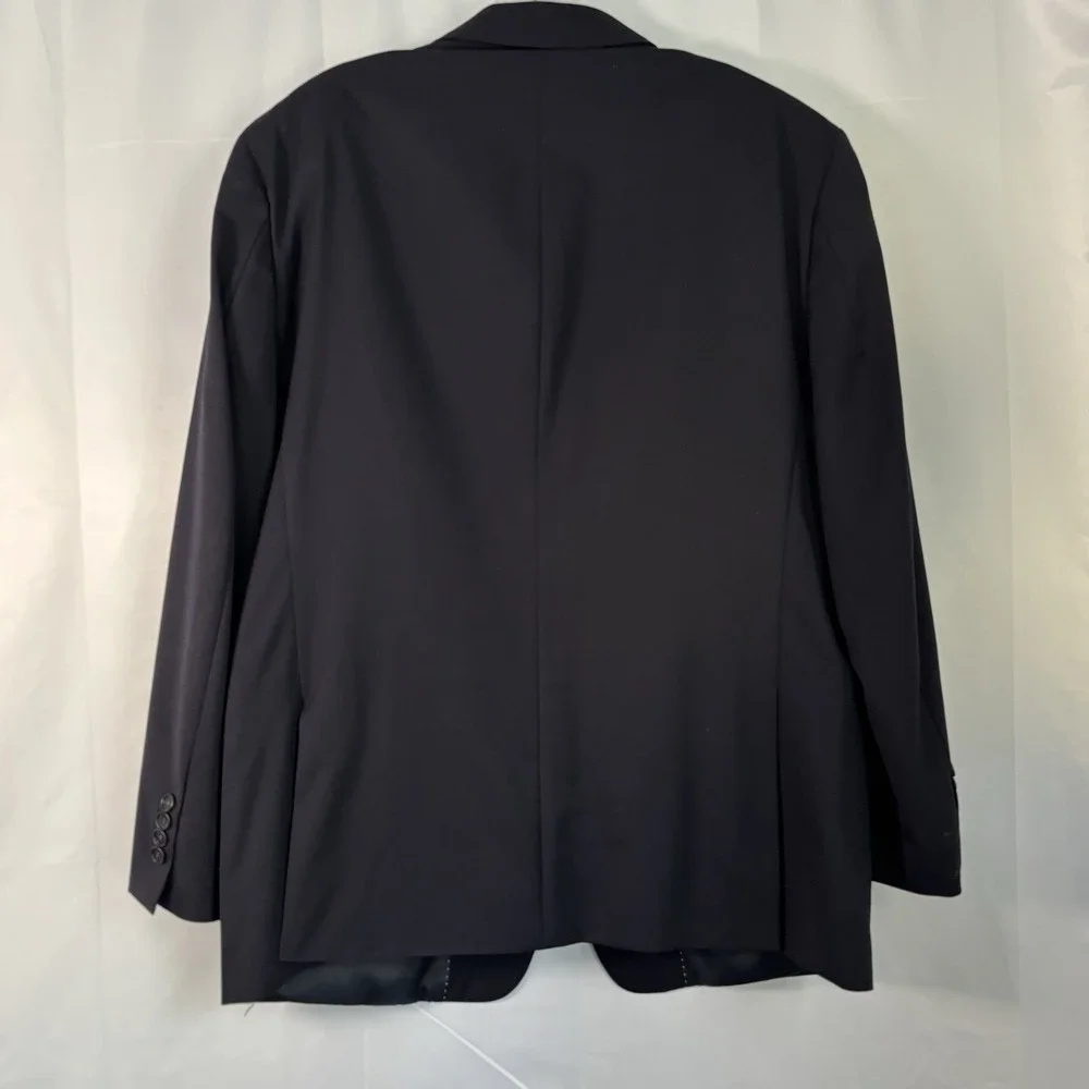 Tommy Hilfiger Men's 44R Navy Wool Blend Blazer Sport‎ Coat 2-Button Jacket